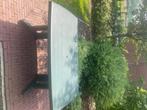 Groene Tuintafel en 6 stoelen, Jardin & Terrasse, Tables de jardin, Synthétique, Rectangulaire, Enlèvement, Utilisé