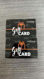 2 giftcards Epplejeck elk 20 euro, Cadeaubon