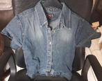 CKS - jeansblouse meisjes - maat 164 (14 ) - blauw, Meisje, Cks, Overhemd of Blouse, Ophalen of Verzenden