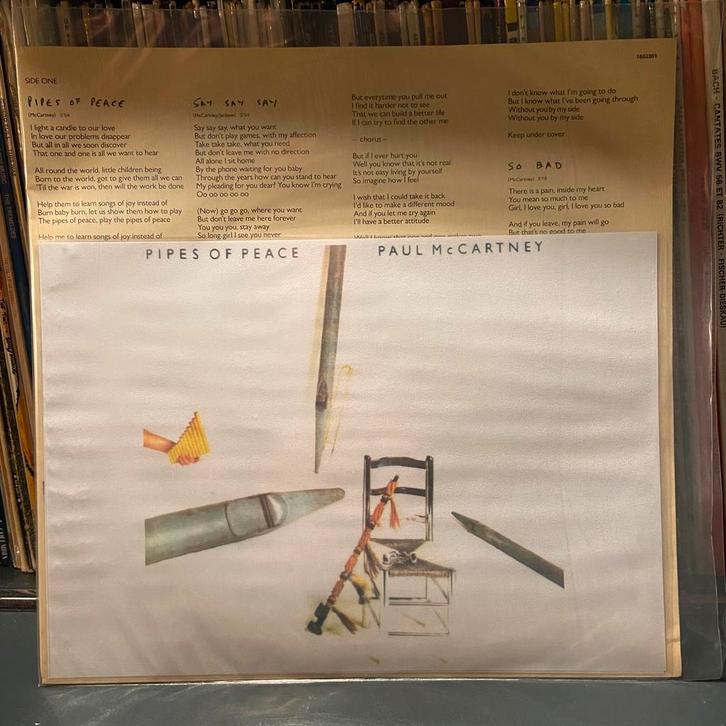 Lp Paul Mc Cartney - Pipes of Peace. Mint, Cd's en Dvd's, Vinyl | Pop, Zo goed als nieuw, 1980 tot 2000, 12 inch, Ophalen of Verzenden