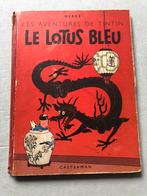 Tintin - Le Lotus bleu eo 1946, Boeken, Gelezen, Ophalen of Verzenden, Hergé