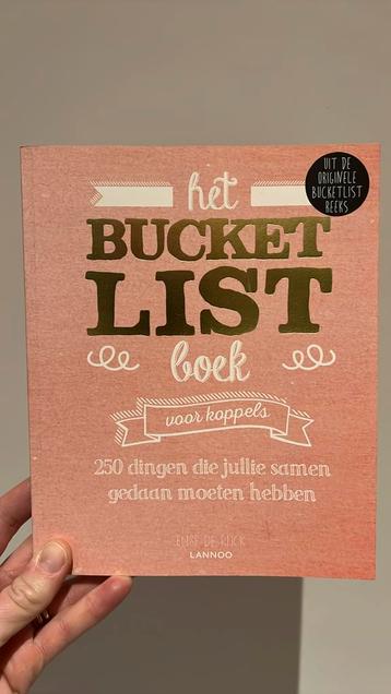 Elise De Rijck - Het Bucketlist boek voor koppels beschikbaar voor biedingen