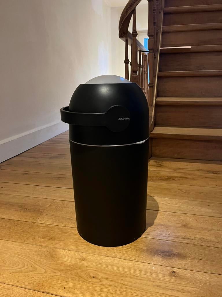 Luieremmer We-Too zwart, Ophalen, Kunststof, Gebruikt, 20 tot 30 liter