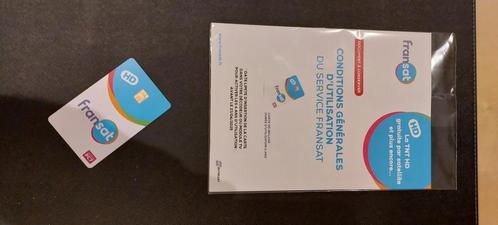 Carte Fransat PC7 (4 ans), TV, Hi-fi & Vidéo, Antennes paroboliques, Neuf, Accessoires d'antenne (parabolique), Enlèvement