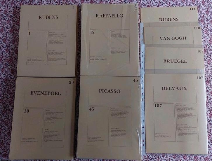 75 zakken met reproducties van schilderijen van Soubry, Boeken, Kunst en Cultuur | Beeldend, Zo goed als nieuw, Schilder- en Tekenkunst