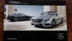 Mercedes-Benz Classe S Cabriolet et Coupé 03/2016, Livres, Autos | Brochures & Magazines, Enlèvement ou Envoi, Neuf, Mercedes