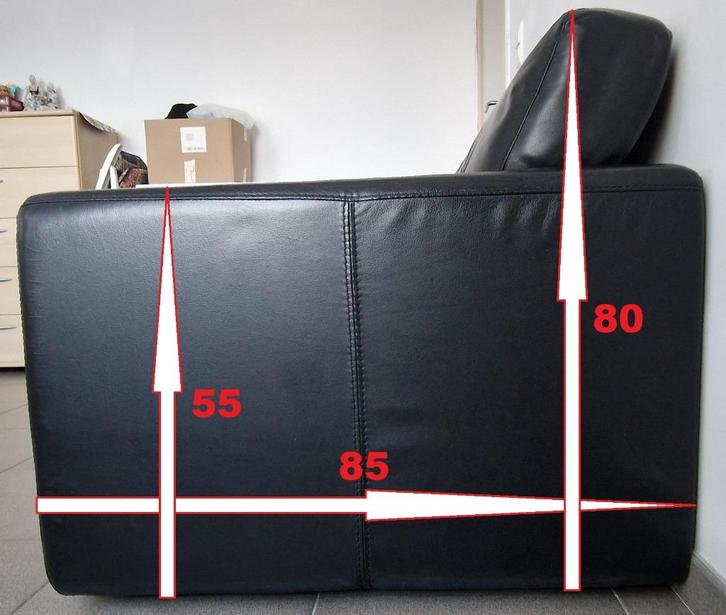 LUXE BANK VAN DUUR ECHT LEDER ALS NIEUW, Huis en Inrichting, Zetels | Zetels, Zo goed als nieuw, Rechte bank, Driepersoons, 200 tot 250 cm