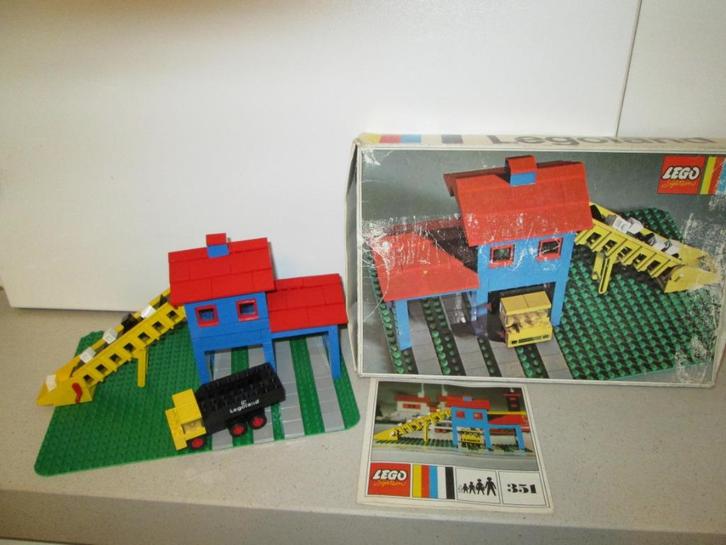 Lego nr. 351 van 1971 Laadbak met vrachtwagen, Enfants & Bébés, Jouets | Duplo & Lego, Utilisé, Lego, Ensemble complet, Enlèvement ou Envoi