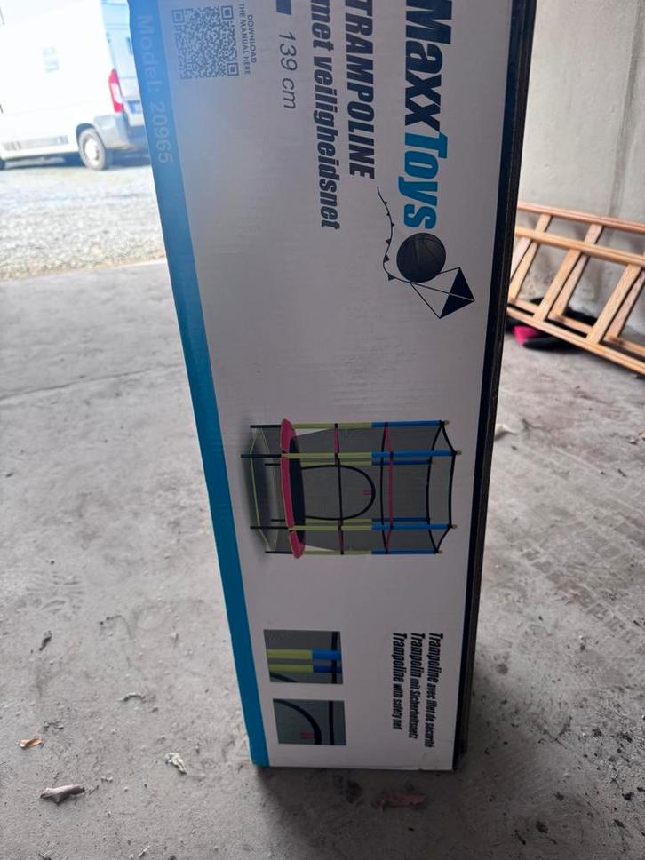 Trampoline, Kinderen en Baby's, Speelgoed | Buiten | Trampolines, Zo goed als nieuw, Ophalen