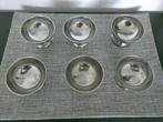 6 coupes à dessert vintage en inox des environs de 1970., Enlèvement ou Envoi