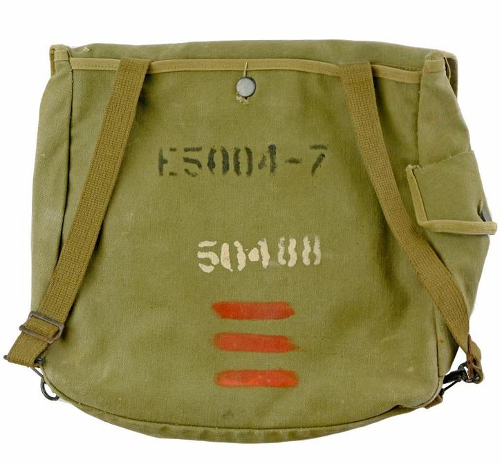 Musette M-1936 1944 USAAF WW2 id'ed Flak Bait piloot, Verzamelen, Militaria | Tweede Wereldoorlog, Luchtmacht, Overige typen, Verzenden