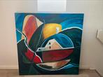 Prachtige Bob kemper ‘96 acryl op paneel 120*120 nieuwstaat, Ophalen of Verzenden
