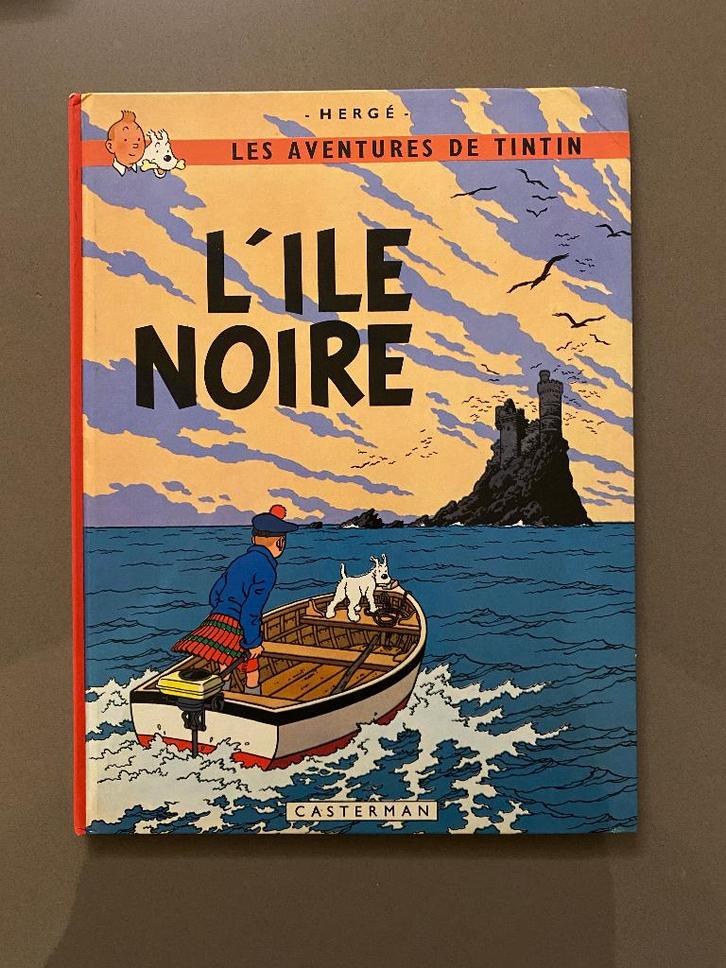 BD Tintin – L’Île Noire - C2, Boeken, Stripverhalen, Gelezen, Eén stripboek, Ophalen of Verzenden