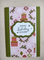 Zelfgemaakte kerstkaart met omslag, Enlèvement ou Envoi, Neuf, Noël