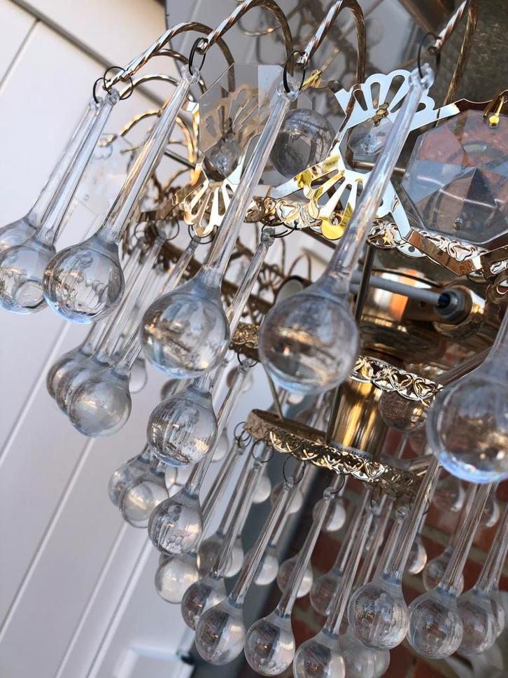 Vintage teardrop lamp, Huis en Inrichting, Lampen | Kroonluchters, Ophalen