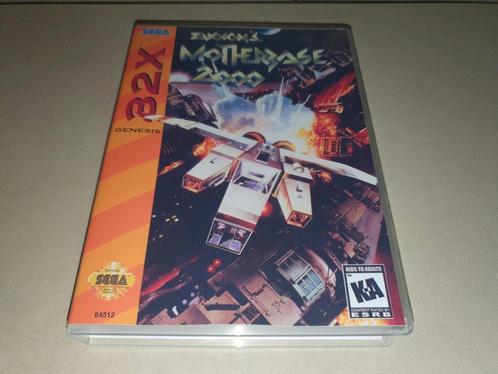 Zaxxon's Motherbase 2000 Sega 32X Game Case, Games en Spelcomputers, Games | Sega, Zo goed als nieuw, Verzenden