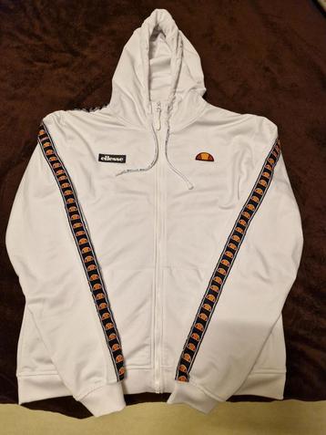 sportkledij ellesse witte trainingsvest met capuchon Large beschikbaar voor biedingen