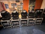 5x PROEL Dreamlight 250 Wash - movingheads + Flightcases, Ophalen, Zo goed als nieuw, Licht