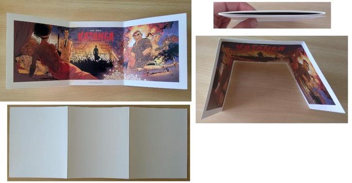 BD Ex-libris tryptique KATANGA Nury Vallée, Boeken, Stripverhalen, Nieuw, Eén stripboek, Ophalen of Verzenden