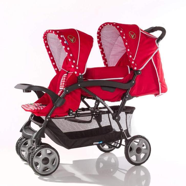 Osann Vegas Family dubbelbuggy/ 2-in-1 buggy, Kinderen en Baby's, Tweelingen en Meerlingen, Zo goed als nieuw, Kinderwagen of Buggy