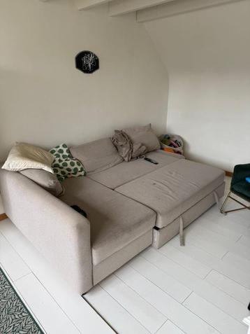 Hoekslaapbank, Borgunda beige  beschikbaar voor biedingen
