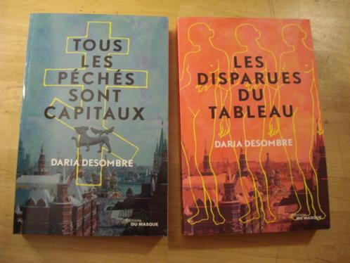 2 livres de Daria Desombre, Livres, Thrillers, Comme neuf, Enlèvement ou Envoi