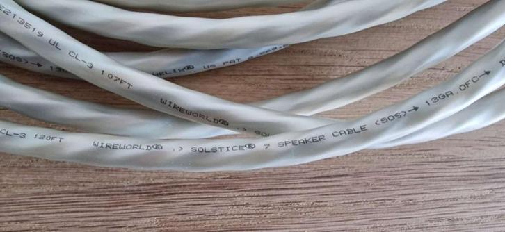 Wireworld Solstice Speaker Cable, Audio, Tv en Foto, Audiokabels en Televisiekabels, Gebruikt, Luidsprekerkabel, 2 tot 5 meter
