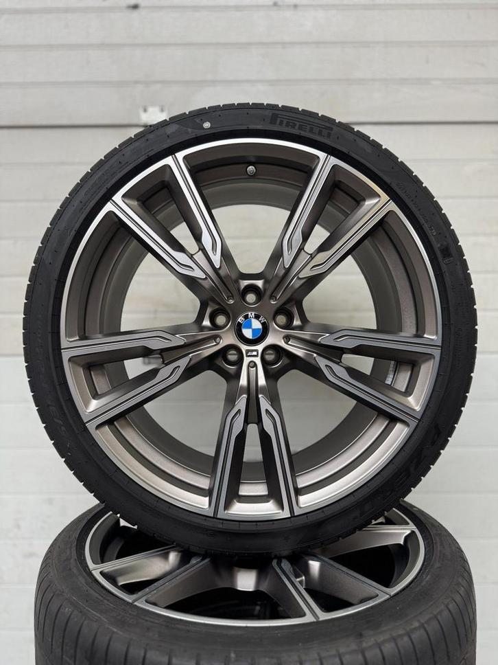 DEMO 22’’ BMW X5 X6 G05 G06 VELGEN ZOMERBANDEN ORIG SET TPMS, Auto-onderdelen, Banden en Velgen, Banden en Velgen, Zomerbanden