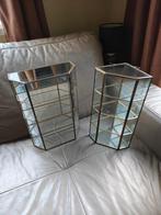 Lot 2 anciennes vitrines en verre, Enlèvement, Verre