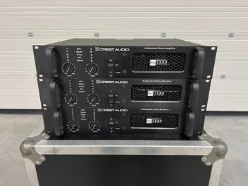 Crest Audio Pro 5200 2x525W/4Ohm (3x), Enlèvement ou Envoi, Utilisé, 120 watts ou plus