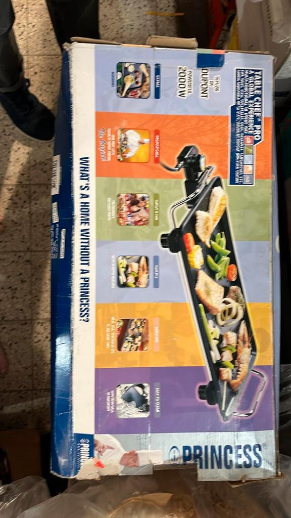 Princess 102300, Elektronische apparatuur, Contactgrills, Zo goed als nieuw, Ophalen of Verzenden