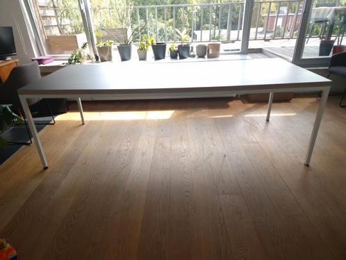 Grote, extra brede eettafel te koop., Huis en Inrichting, Tafels | Eettafels, Gebruikt, 100 tot 150 cm, 200 cm of meer, Vijf personen of meer