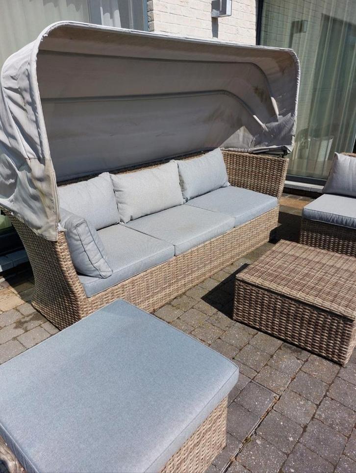 Loungeset, Tuin en Terras, Tuinsets en Loungesets, Loungeset, Wicker, Ophalen