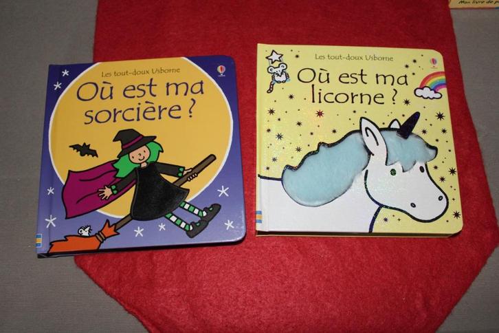Lot de 2 livres à toucher, Livres, Livres pour enfants | 0 an et plus, Utilisé, Enlèvement ou Envoi