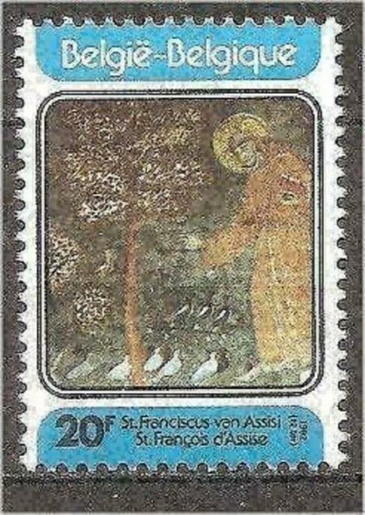 Belgie 1982 - Yvert 2069/OBP 2070 - Sint Franciscus (PF), Postzegels en Munten, Postzegels | Europa | België, Postfris, Verzenden
