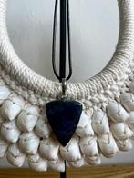 Collier en cuir lapis-lazuli, Bleu, Enlèvement ou Envoi, Avec pendentif, Neuf