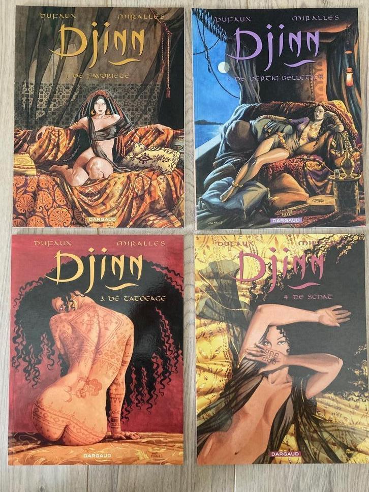 Djinn 1 tem 4 = eerste cyclus (Dufaux - Mirallès) nieuw, Boeken, Stripverhalen, Nieuw, Complete serie of reeks, Ophalen