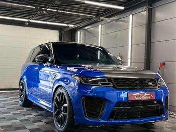 Land Rover Range Rover Sport 5.0 V8 SVR LICHTE VRACHT bj. 20, Auto's, Automaat, Blauw, Leder, Bedrijf