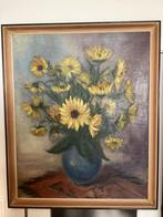 Schilderij Zonnebloemen, getekend. 005/CB., Antiek en Kunst, Ophalen