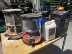 2 Petroleumkachels met 30liter petroleum, Huis en Inrichting, Kachels, Ophalen, Overige brandstoffen, Petroleumkachel, Zo goed als nieuw