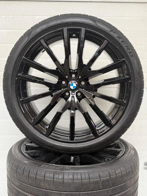 NIEUW 22’’ BMW X5 X6 G05 G06 VELGEN ZOMERBANDEN ORIG SET TPM, Auto-onderdelen, Banden en Velgen, Banden en Velgen, Zomerbanden