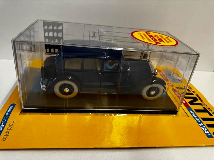 Kuifje auto 1:24 de auto naar nanking blauwe lotus nr 15, Verzamelen, Stripfiguren, Nieuw, Kuifje, Ophalen of Verzenden