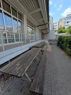 3 grote picknicktafels, Tuin en Terras, Ophalen, Gebruikt
