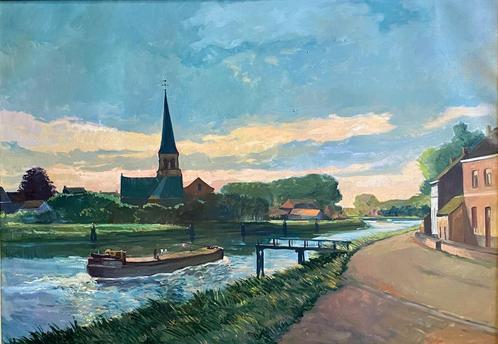 Schilderij Marcel De Grauwe (Schellebelle 1939-2016), Antiek en Kunst, Kunst | Schilderijen | Klassiek, Ophalen