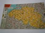 Geografische kaart met afstanden, Boeken, Atlassen en Landkaarten, Gelezen, Ophalen of Verzenden, Landkaart, België