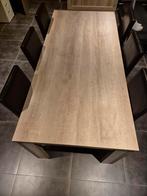 Eetkamertafel + 6 stoelen, Ophalen of Verzenden