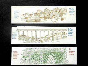 UK : 3 Britse postzegelsboekjes (1978/1979) beschikbaar voor biedingen