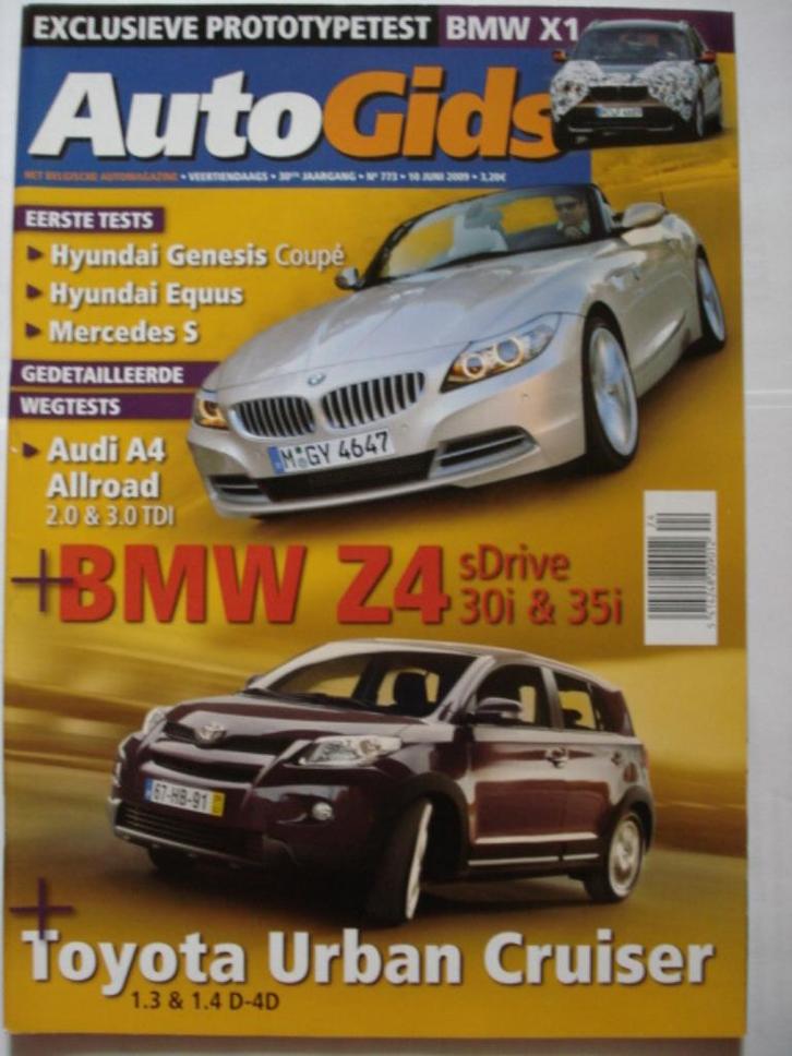 AutoGids 773 Toyota Urban Cruiser/BMW Z4/Jowett Jupiter/Hyun, Boeken, Auto's | Folders en Tijdschriften, Zo goed als nieuw, Algemeen