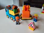 Duplo 10812 rupsband graafmachine, Ophalen, Zo goed als nieuw, Complete set, Duplo