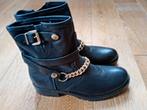 Lederen schoenen enkellaarsjes bikerboots maat 40 NIEUW, Ophalen of Verzenden, Nieuw